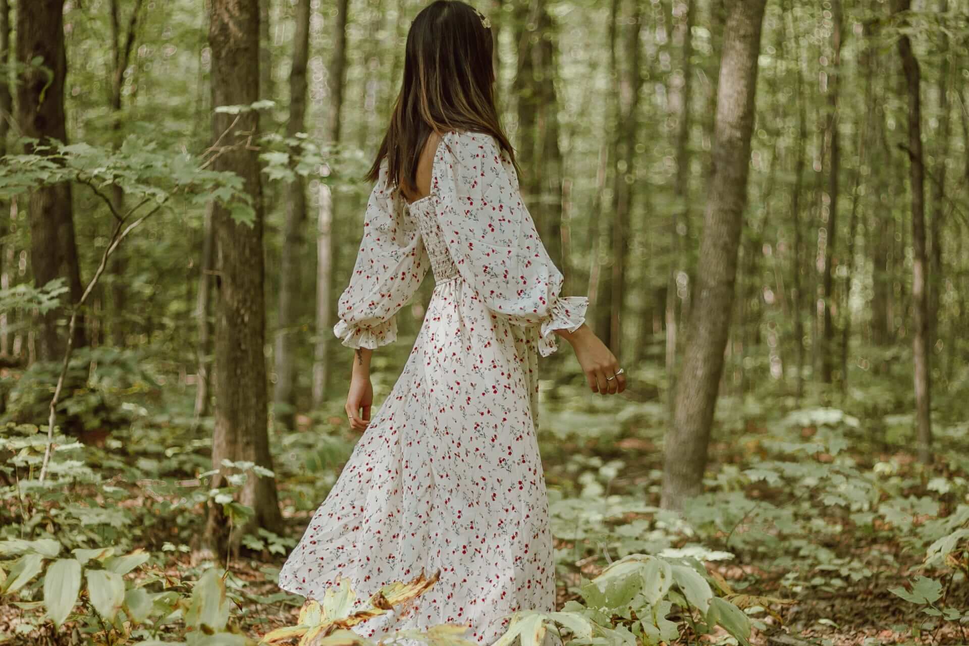Bride Air Dancing In The Forest By Herself - Front Page Gay Wedding Guide