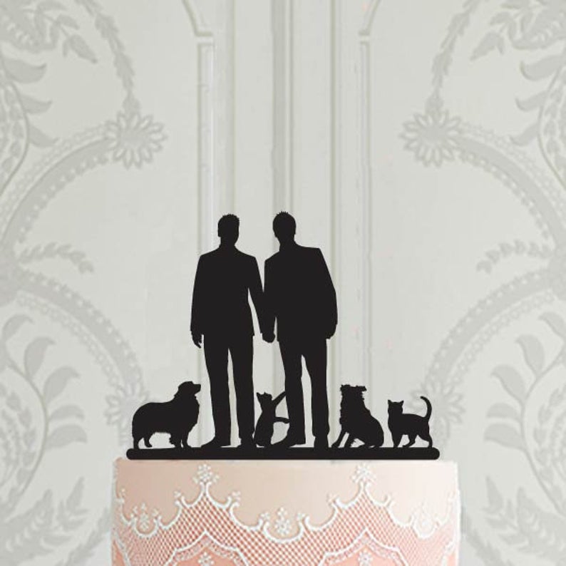 Cats And Dogs Gay Wedding Cake Topper Via Gay Wedding Guide 2 - 40 Awesome Gay Wedding Cake Toppers That Will Make Your Wedding Cake Stand Out Cats And Dogs Gay Wedding Cake Topper Via Gay Wedding Guide 2 - 40 Awesome Gay Wedding Cake Toppers That Will Make Your Wedding Cake Stand Out Gay Wedding Guide