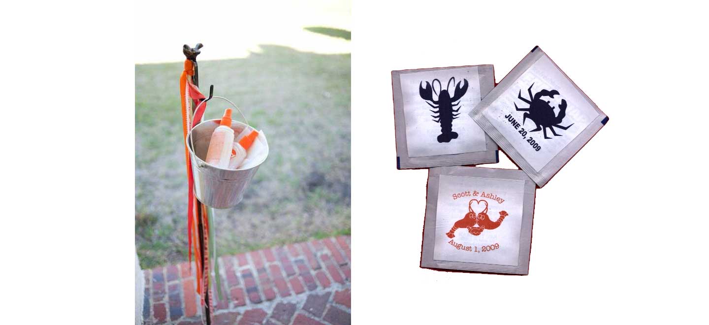 Custom Wet Wipes 2 - The Heat Is On: Best Summer Wedding Cooldown Ideas Gay Wedding Guide