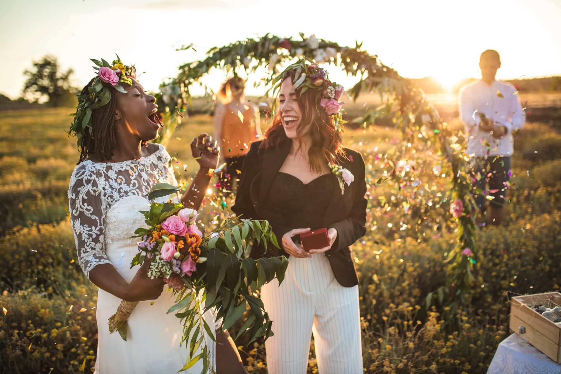 Gay Couple Enjoying Their Wedding Ceremony 2 - How To Choose An Elopement Photographer Gay Couple Enjoying Their Wedding Ceremony 2 - How To Choose An Elopement Photographer Gay Wedding Guide