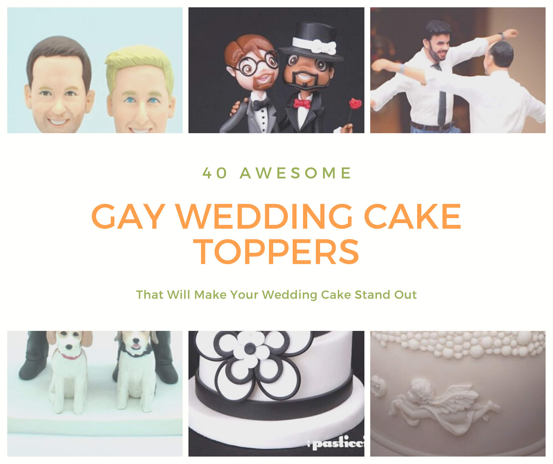 40 Awesome Gay Wedding Cake Toppers That Will Make Your Wedding Cake Stand Out