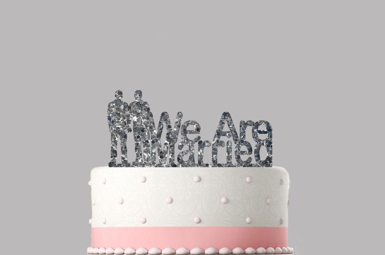 Glitter 2 - 40 Awesome Gay Wedding Cake Toppers That Will Make Your Wedding Cake Stand Out Glitter 2 - 40 Awesome Gay Wedding Cake Toppers That Will Make Your Wedding Cake Stand Out Gay Wedding Guide