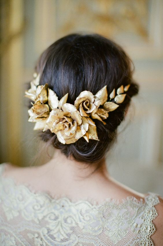 Gold Floral Hair Accessory Via Gay Wedding Guide 2 - Style Steal: 22 Masquerade Ball Same-Sex Wedding Theme Inspirations To Spice Up Your Wedding Gold Floral Hair Accessory Via Gay Wedding Guide 2 - Style Steal: 22 Masquerade Ball Same-Sex Wedding Theme Inspirations To Spice Up Your Wedding Gay Wedding Guide