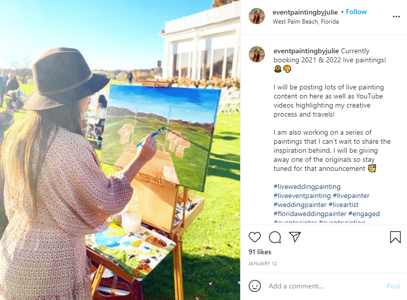 Have A Live Wedding Painter Wedding Hashers 2 - 8 Wedding Reception Ideas For A Magical Wedding That Will Impress Your Guests Have A Live Wedding Painter Wedding Hashers 2 - 8 Wedding Reception Ideas For A Magical Wedding That Will Impress Your Guests Gay Wedding Guide