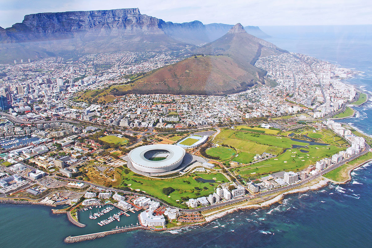 Helicopter Aerial View Of Cape Town By Sharon Ang From Pixabay Via Gay Wedding Guide 2 - Top 10 Same-Sex Destination Weddings And Honeymoons That Will Make You Pop The Question Today Gay Wedding Guide