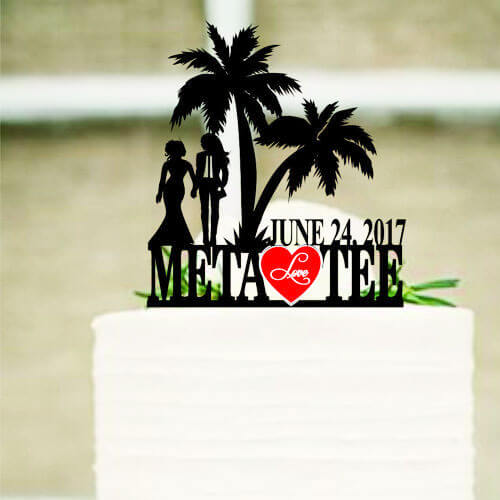 Image 1 Laser Cut Lesbian Brides Under A Palm Tree Cake Toppers 40 Best Lesbian Wedding Cake Topppers Via The Gay Wedding Guide 2 - 40 Awesome Lesbian Wedding Cake Toppers That Will Make Your Wedding Cake Stand Out Image 1 Laser Cut Lesbian Brides Under A Palm Tree Cake Toppers 40 Best Lesbian Wedding Cake Topppers Via The Gay Wedding Guide 2 - 40 Awesome Lesbian Wedding Cake Toppers That Will Make Your Wedding Cake Stand Out Gay Wedding Guide