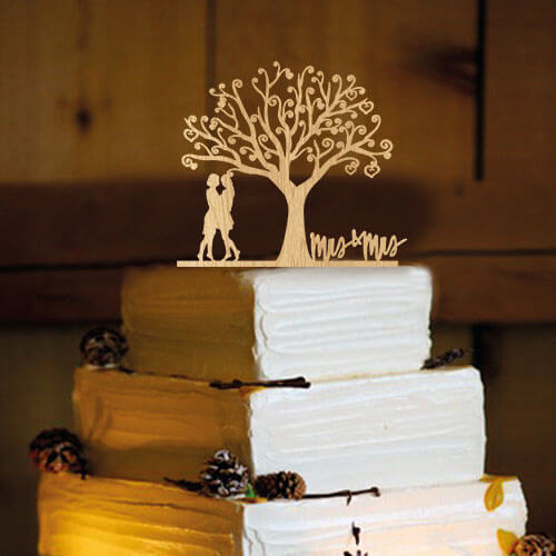 Image 2 Wood Cut Lesbian Brides Under A Tree Cake Toppers 40 Best Lesbian Wedding Cake Topppers Via The Gay Wedding Guide 2 - 40 Awesome Lesbian Wedding Cake Toppers That Will Make Your Wedding Cake Stand Out Image 2 Wood Cut Lesbian Brides Under A Tree Cake Toppers 40 Best Lesbian Wedding Cake Topppers Via The Gay Wedding Guide 2 - 40 Awesome Lesbian Wedding Cake Toppers That Will Make Your Wedding Cake Stand Out Gay Wedding Guide
