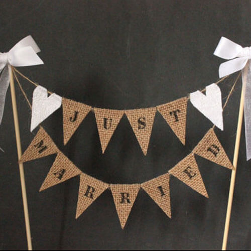 Image 36 Hessian Rustic Bunting Cake Toppers 40 Best Lesbian Wedding Cake Topppers Via The Gay Wedding Guide 2 - 40 Awesome Lesbian Wedding Cake Toppers That Will Make Your Wedding Cake Stand Out Image 36 Hessian Rustic Bunting Cake Toppers 40 Best Lesbian Wedding Cake Topppers Via The Gay Wedding Guide 2 - 40 Awesome Lesbian Wedding Cake Toppers That Will Make Your Wedding Cake Stand Out Gay Wedding Guide