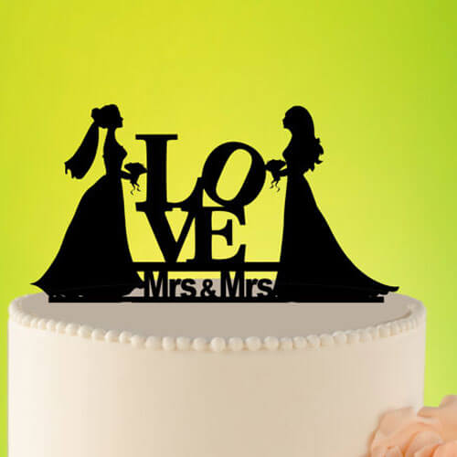 Image 4 Lesbian Brides Mrs Mrs Love Wedding Cake Topper 40 Best Lesbian Wedding Cake Topppers Via The Gay Wedding Guide 2 - 40 Awesome Lesbian Wedding Cake Toppers That Will Make Your Wedding Cake Stand Out Image 4 Lesbian Brides Mrs Mrs Love Wedding Cake Topper 40 Best Lesbian Wedding Cake Topppers Via The Gay Wedding Guide 2 - 40 Awesome Lesbian Wedding Cake Toppers That Will Make Your Wedding Cake Stand Out Gay Wedding Guide