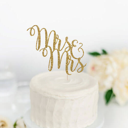 Image 6 Mrs Mrs Lasercut Wedding Cake Topper 40 Best Lesbian Wedding Cake Topppers Via The Gay Wedding Guide 2 - 40 Awesome Lesbian Wedding Cake Toppers That Will Make Your Wedding Cake Stand Out Image 6 Mrs Mrs Lasercut Wedding Cake Topper 40 Best Lesbian Wedding Cake Topppers Via The Gay Wedding Guide 2 - 40 Awesome Lesbian Wedding Cake Toppers That Will Make Your Wedding Cake Stand Out Gay Wedding Guide