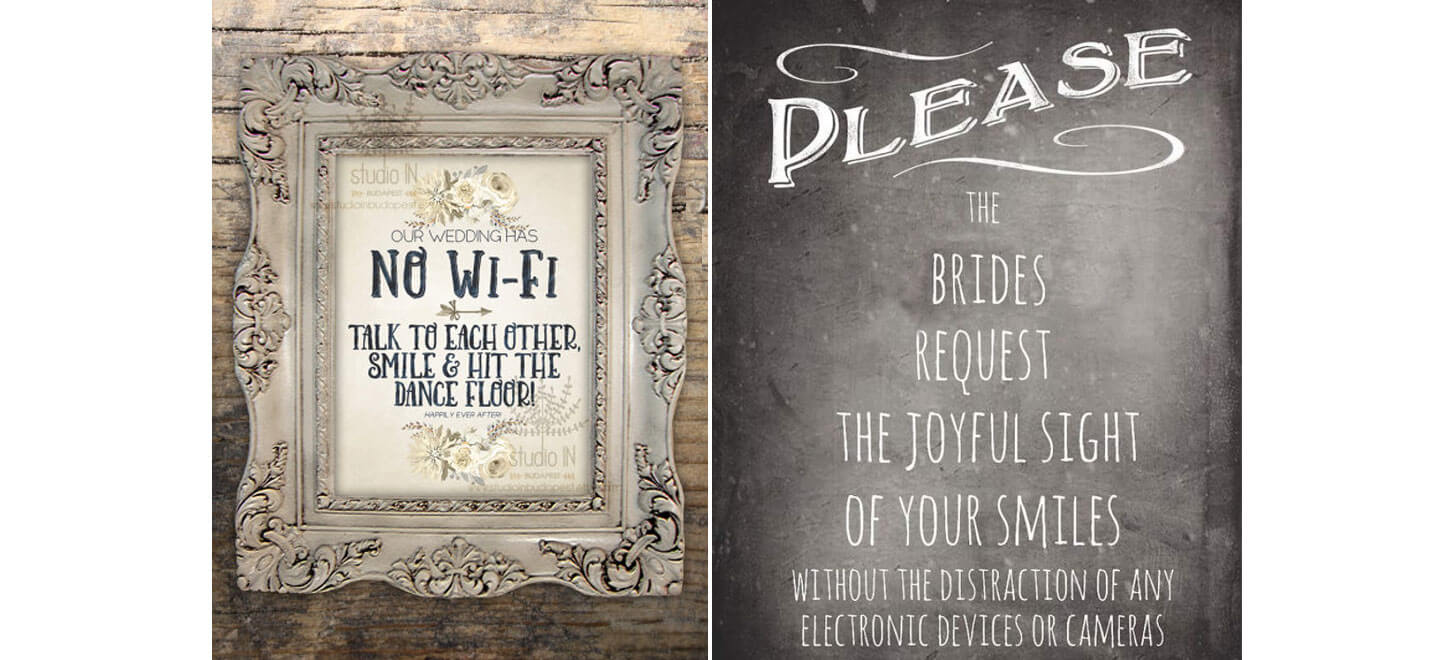 Lofi Unplugged Wedding Sign Gay Wedding Guide 2 - #Weddings Unplugged: Mobile &Amp; Social Media At Your Wedding Lofi-Unplugged-Wedding-Sign-Gay-Wedding-Guide
