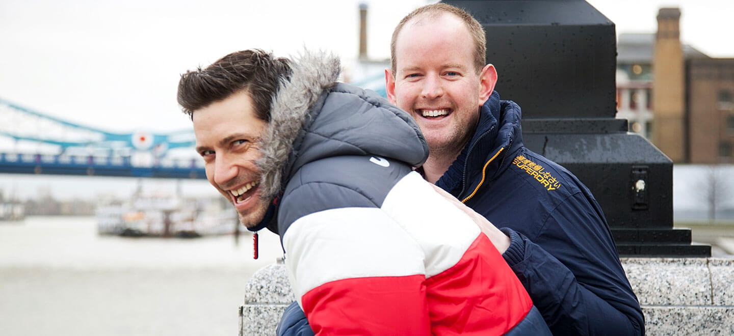 London Bridge Gay Engagement Photos Copyright Paola De Paola Via The Gay Wedding Guide 2 - Engagement Shoots - Four Reasons Why To Have One Gay Wedding Guide