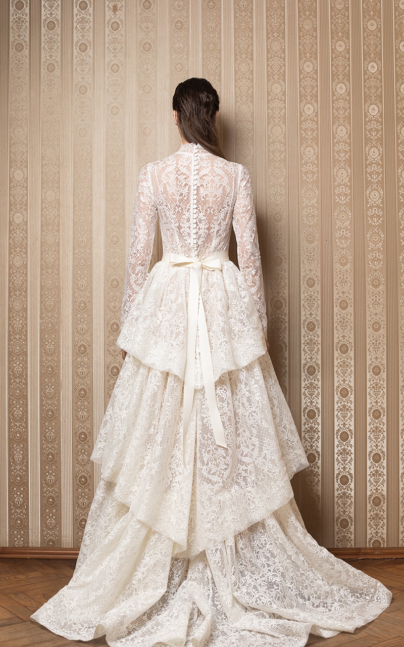 Meghan Wedding Dress Back 2 - Heavenly Same-Sex Autumn Wedding Ideas From The Uk'S Top 10 Lgbtq+ Wedding Suppliers Gay Wedding Guide