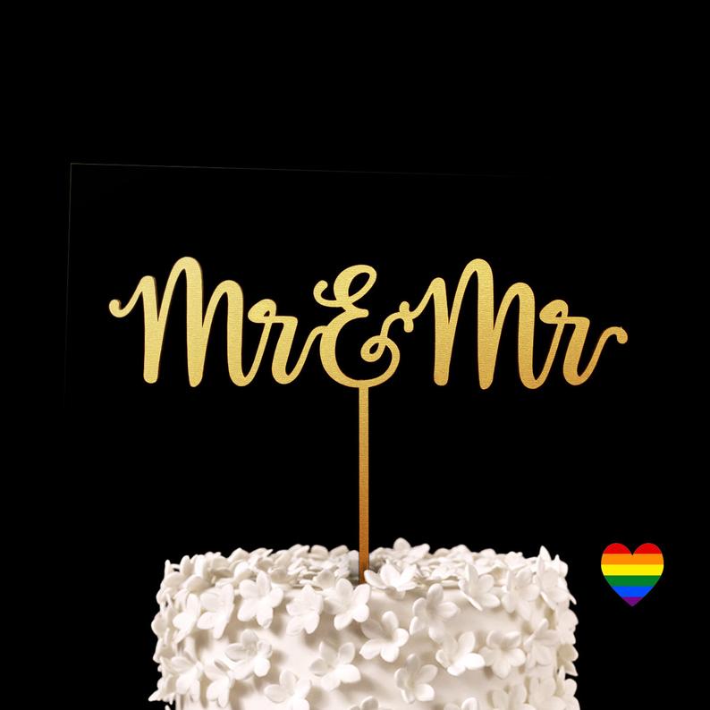 Mr And Mr Gay Wedding Cake Topper Via Gay Wedding Guide 2 - 40 Awesome Gay Wedding Cake Toppers That Will Make Your Wedding Cake Stand Out Mr And Mr Gay Wedding Cake Topper Via Gay Wedding Guide 2 - 40 Awesome Gay Wedding Cake Toppers That Will Make Your Wedding Cake Stand Out Gay Wedding Guide