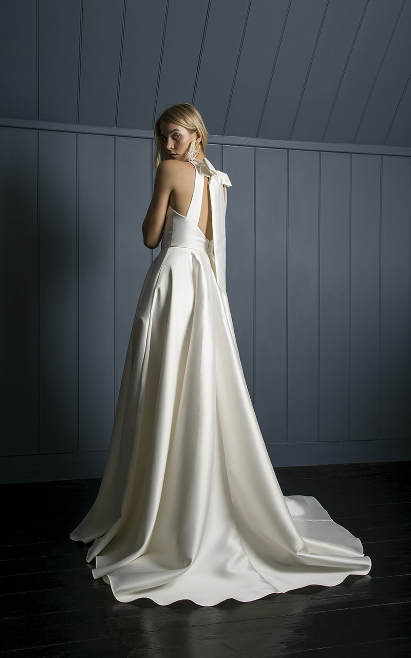 Oak Wedding Dress Side 2 - Heavenly Same-Sex Autumn Wedding Ideas From The Uk'S Top 10 Lgbtq+ Wedding Suppliers Gay Wedding Guide