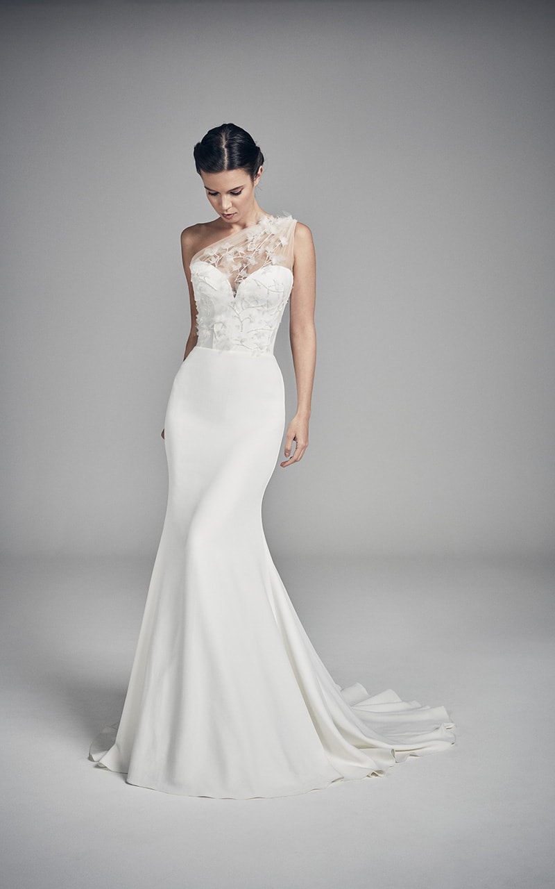 Petunia Wedding Dress Front 2 - Heavenly Same-Sex Autumn Wedding Ideas From The Uk'S Top 10 Lgbtq+ Wedding Suppliers Gay Wedding Guide