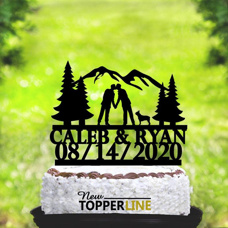 Pine Trees Gay Wedding Cake Topper Via Gay Wedding Guide 2 - 40 Awesome Gay Wedding Cake Toppers That Will Make Your Wedding Cake Stand Out Pine Trees Gay Wedding Cake Topper Via Gay Wedding Guide 2 - 40 Awesome Gay Wedding Cake Toppers That Will Make Your Wedding Cake Stand Out Gay Wedding Guide