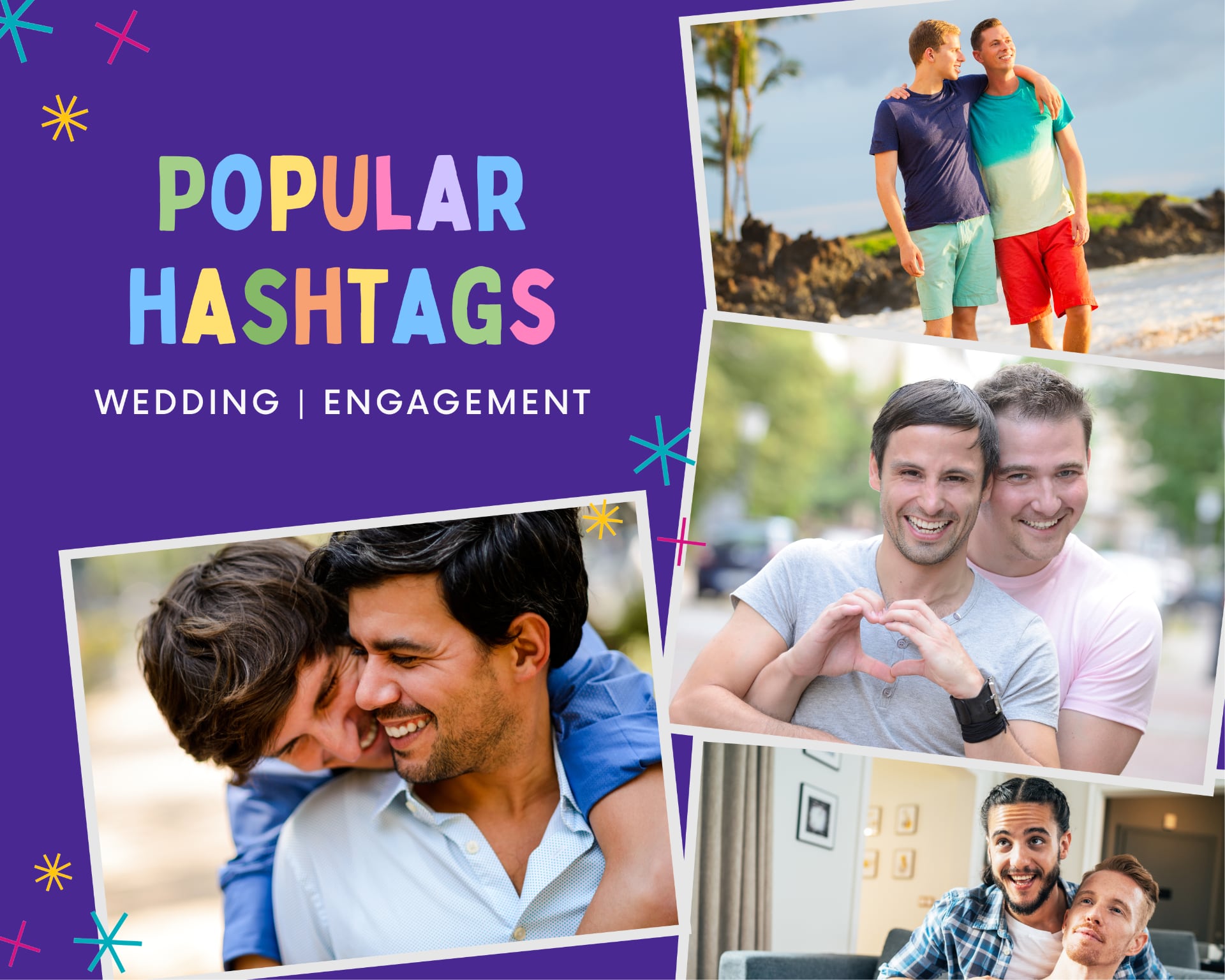 Popular Hashtags 2 - Most Unforgettable Hashtags For Wedding &Amp; Engagement Photography Popular Hashtags 2 - Most Unforgettable Hashtags For Wedding &Amp; Engagement Photography Gay Wedding Guide