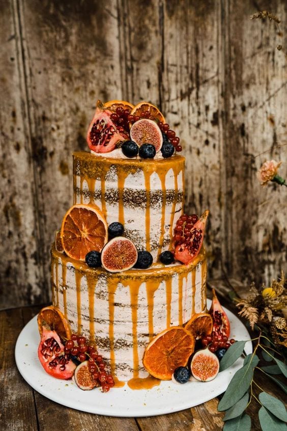 Rockym Wedding Cake 2 - Heavenly Same-Sex Autumn Wedding Ideas From The Uk'S Top 10 Lgbtq+ Wedding Suppliers Gay Wedding Guide
