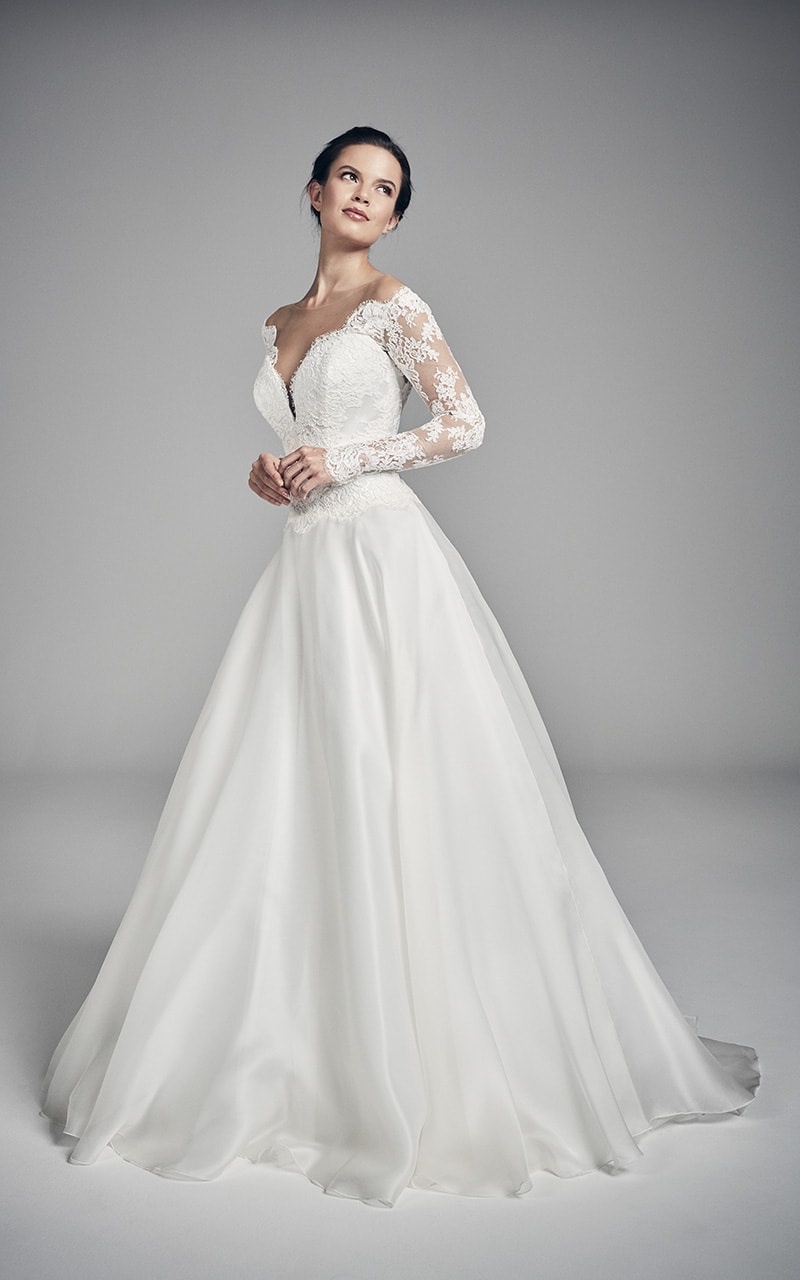 Savannah Wedding Dress Front 2 - Heavenly Same-Sex Autumn Wedding Ideas From The Uk'S Top 10 Lgbtq+ Wedding Suppliers Gay Wedding Guide