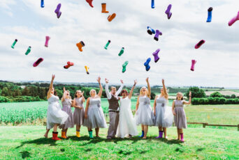 Sawyer And Sawyer Photography Kayleigh And Lisa Wellies 1 - The Little Pink Book: The Essential Guide To Planning Your Non-Religious Wedding Ceremony Gay Wedding Guide