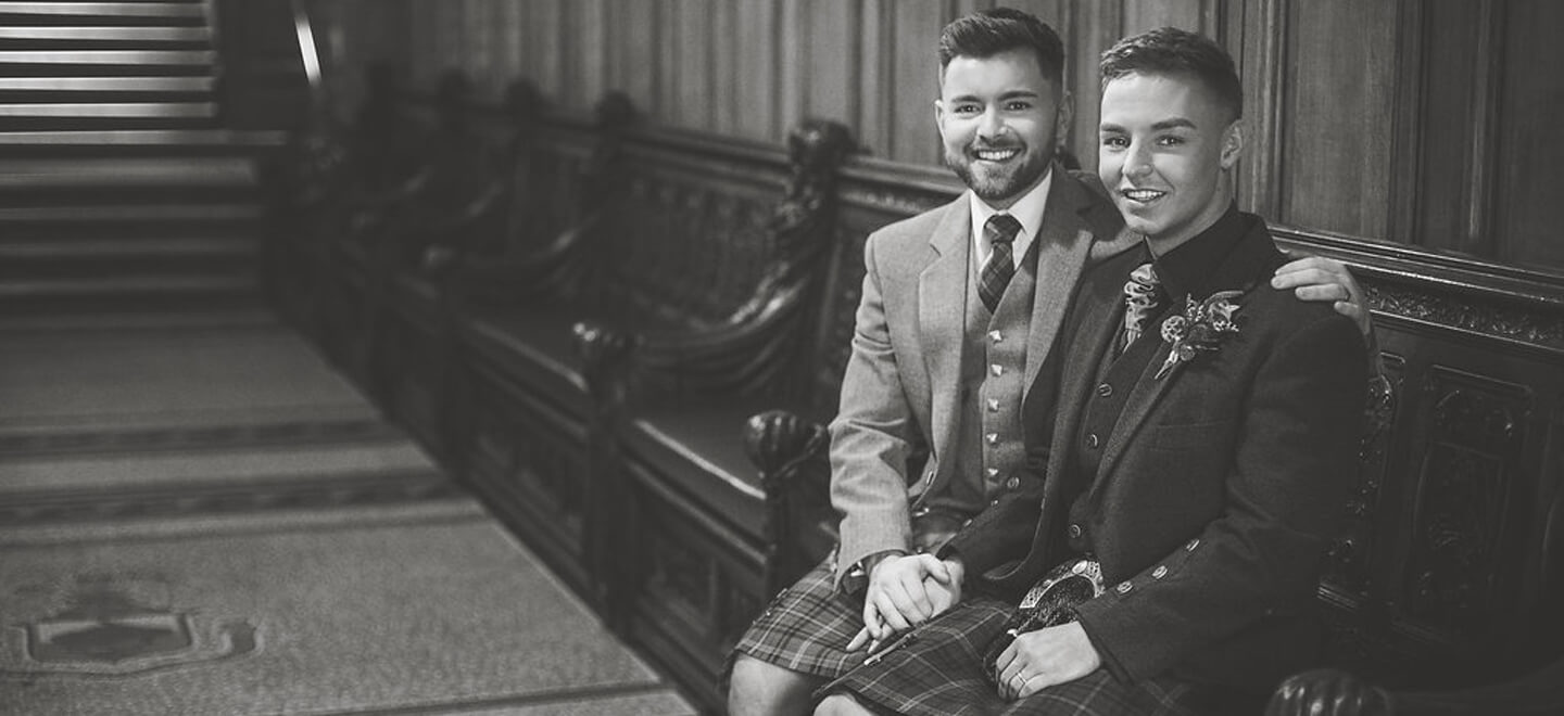 Scottish Theme Wedding Style By Love Cat D At Trades Hall Via Gay Wedding Guide 2 - Experts At Work: Scottish Gay Wedding Theme Gay Wedding Guide