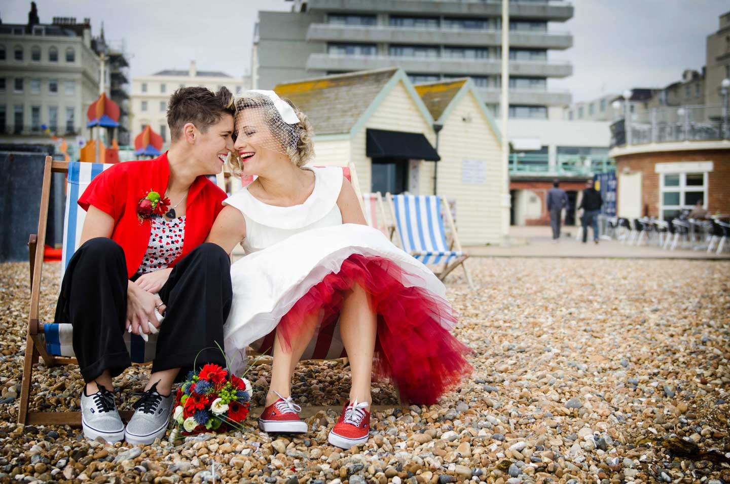 Shotgun Weddings Brighton Beach 2 - 30 Beautiful Same-Sex Wedding Photos Shotgun Weddings Brighton Beach 2 - 30 Beautiful Same-Sex Wedding Photos Gay Wedding Guide