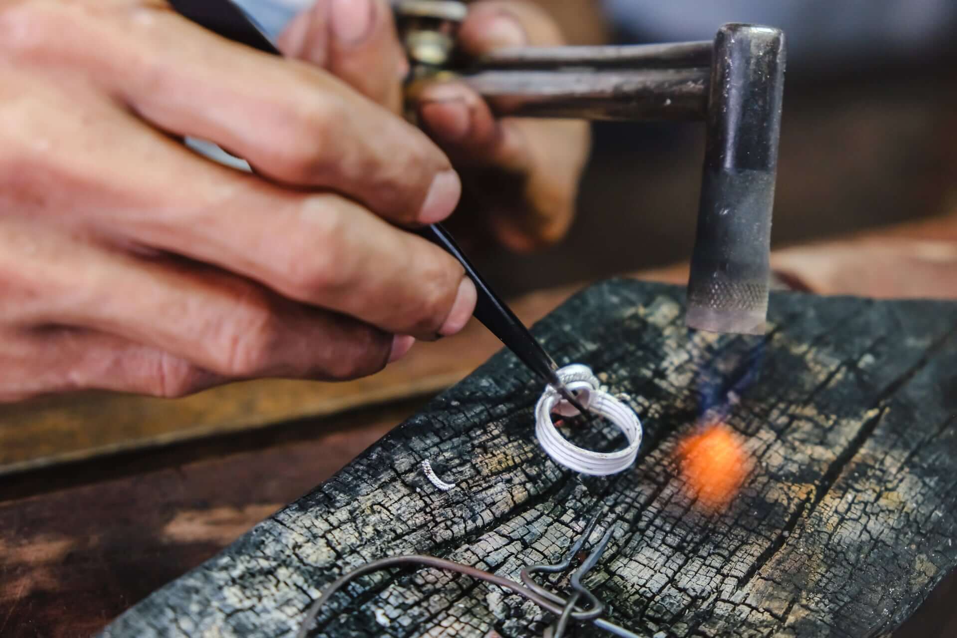 Silversmith Making Ring 2 - Eco-Friendly Wedding &Amp; Engagement Rings Silversmith Making Ring 2 - Eco-Friendly Wedding &Amp; Engagement Rings Gay Wedding Guide