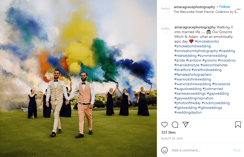 Smokey Sendoff Wedding Hashers 2 - 8 Wedding Reception Ideas For A Magical Wedding That Will Impress Your Guests Smokey Sendoff Wedding Hashers 2 - 8 Wedding Reception Ideas For A Magical Wedding That Will Impress Your Guests Gay Wedding Guide