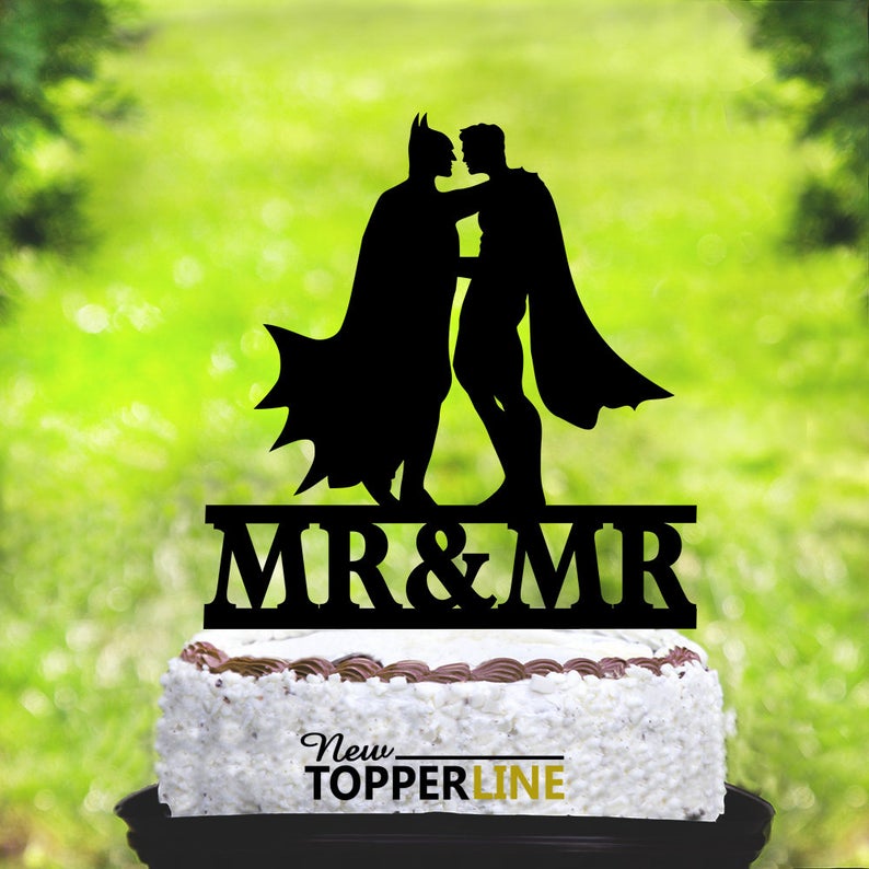 Superhero Gay Wedding Cake Topper Via Gay Wedding Guide 2 - 40 Awesome Gay Wedding Cake Toppers That Will Make Your Wedding Cake Stand Out Superhero Gay Wedding Cake Topper Via Gay Wedding Guide 2 - 40 Awesome Gay Wedding Cake Toppers That Will Make Your Wedding Cake Stand Out Gay Wedding Guide