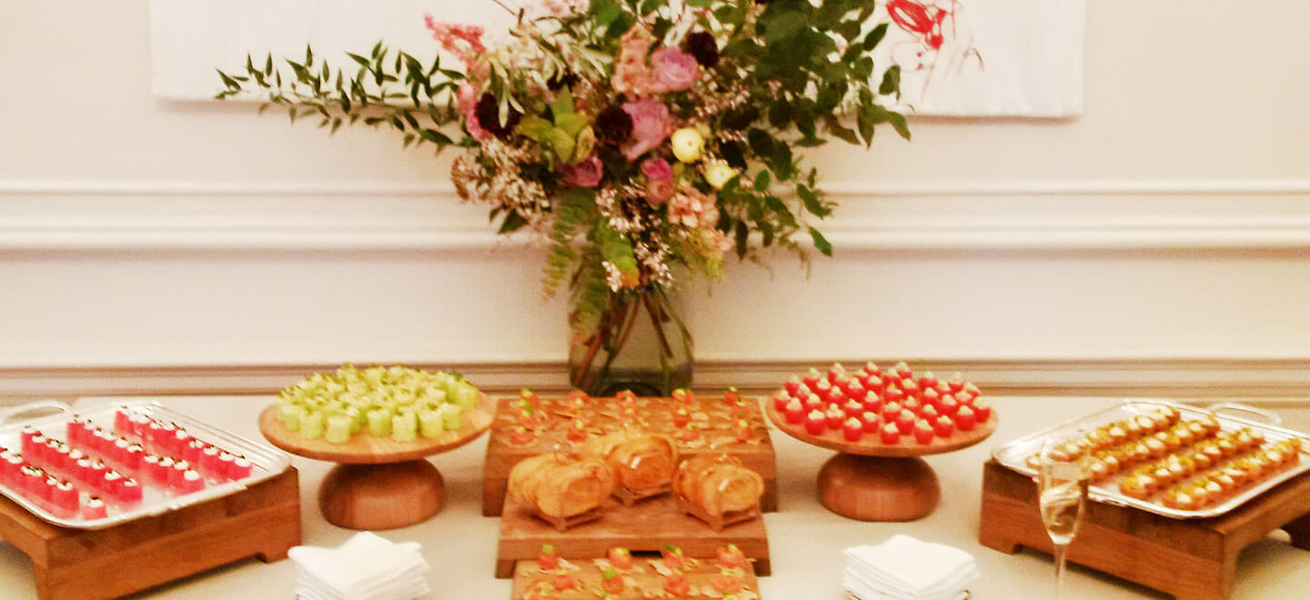 The Ned Canapes Set Out 1440 3 - Canapés Gay Wedding Guide