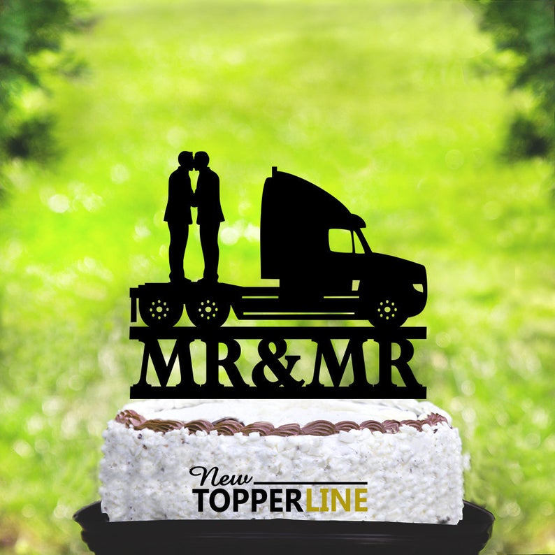 Trucker Gay Wedding Cake Topper Via Gay Wedding Guide 2 - 40 Awesome Gay Wedding Cake Toppers That Will Make Your Wedding Cake Stand Out Trucker Gay Wedding Cake Topper Via Gay Wedding Guide 2 - 40 Awesome Gay Wedding Cake Toppers That Will Make Your Wedding Cake Stand Out Gay Wedding Guide