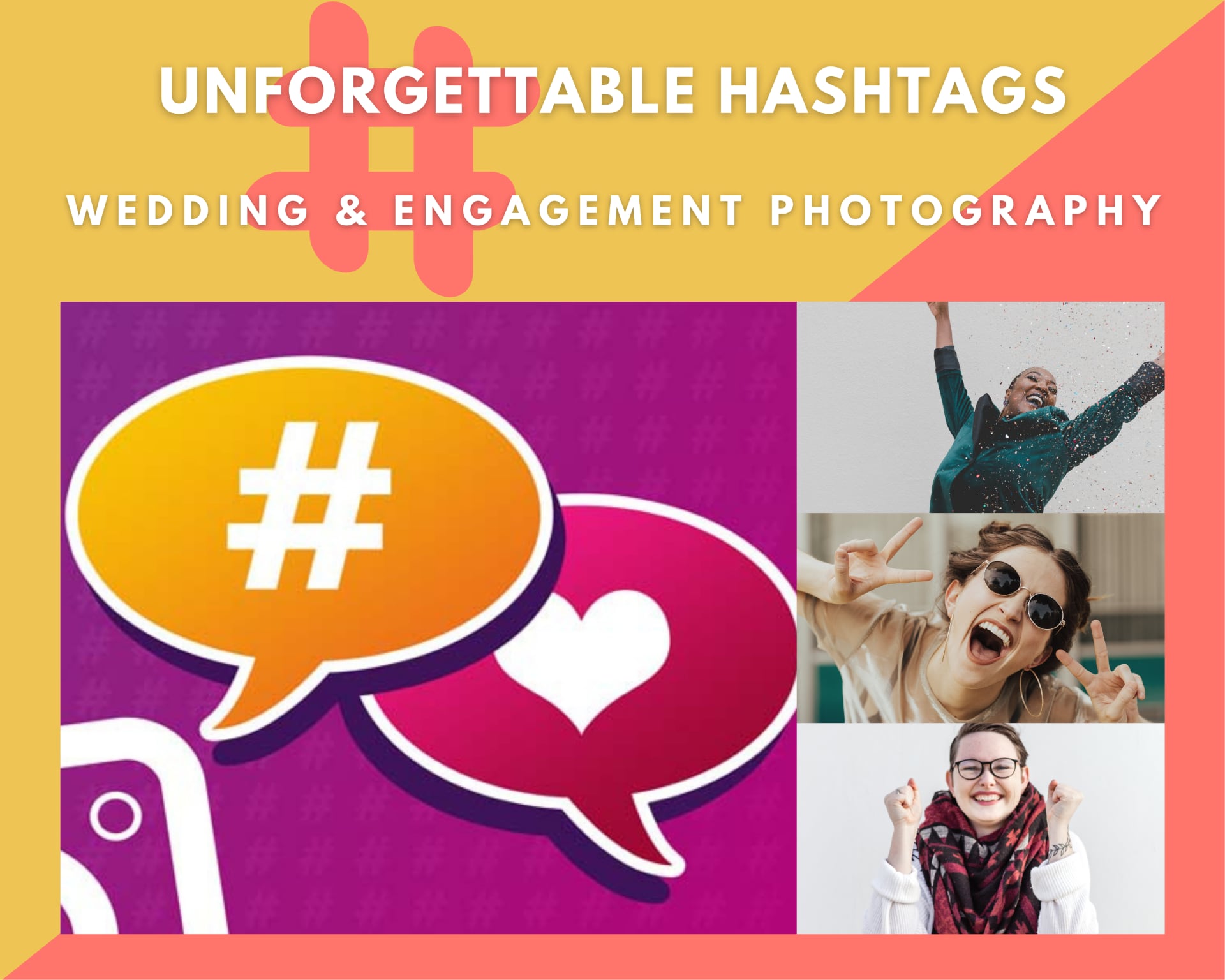 Unforgettable Hashtags 2 - Most Unforgettable Hashtags For Wedding &Amp; Engagement Photography Unforgettable Hashtags 2 - Most Unforgettable Hashtags For Wedding &Amp; Engagement Photography Gay Wedding Guide