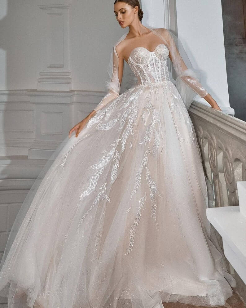 Minimalistic Laced Pastel Corset 01 - 30 Chic Lesbian Wedding Dresses That Make Your Bridal Look Authentic Minimalistic Laced Pastel Corset 01 - 30 Chic Lesbian Wedding Dresses That Make Your Bridal Look Authentic Gay Wedding Guide
