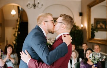 Thornbury Hall Lgbt Autumn Wedding 3 361X230