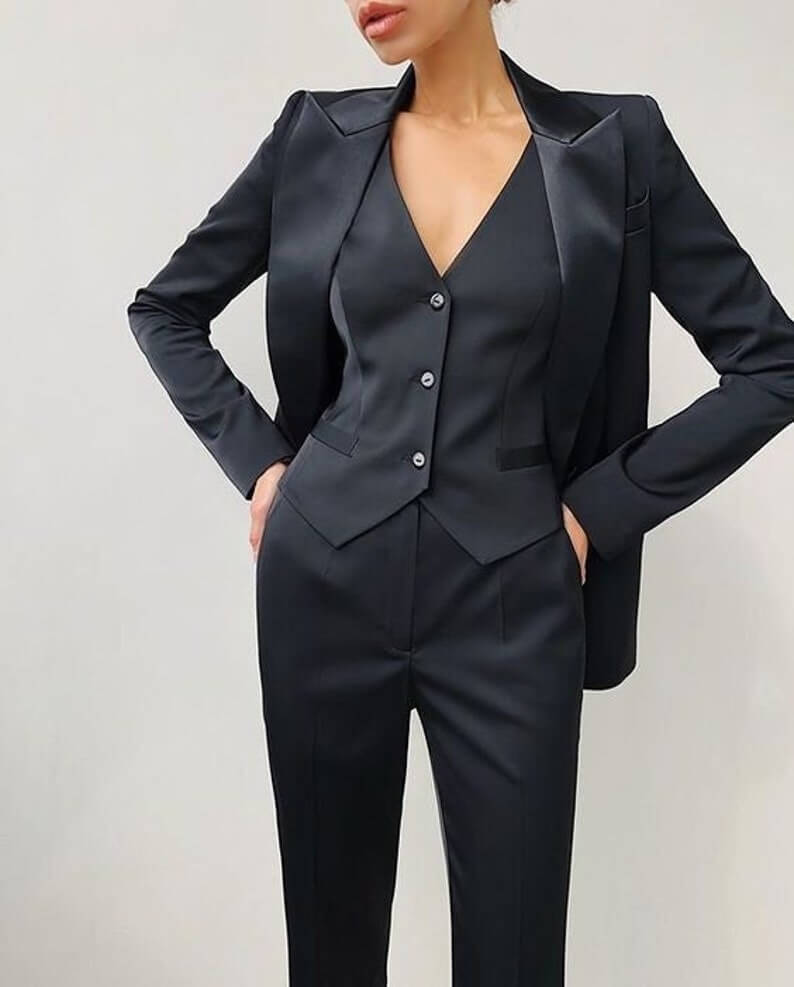 3 Piece Single Breasted Premium Black Cotton Formal Wedding Set 1 2 Lesbian Wedding Suit - 30 Amazing Lesbian Wedding Suits To Look Stunning On Your Big Day 3 Piece Single Breasted Premium Black Cotton Formal Wedding Set 1 2 Lesbian Wedding Suit - 30 Amazing Lesbian Wedding Suits To Look Stunning On Your Big Day Gay Wedding Guide