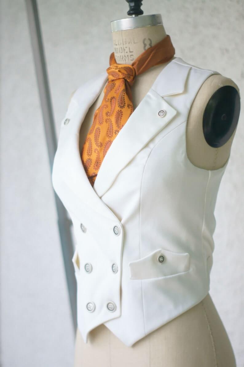A Womens Steampunk Vest Tuxedo 2 Lesbian Wedding Suit - 30 Amazing Lesbian Wedding Suits To Look Stunning On Your Big Day A Womens Steampunk Vest Tuxedo 2 Lesbian Wedding Suit - 30 Amazing Lesbian Wedding Suits To Look Stunning On Your Big Day Gay Wedding Guide