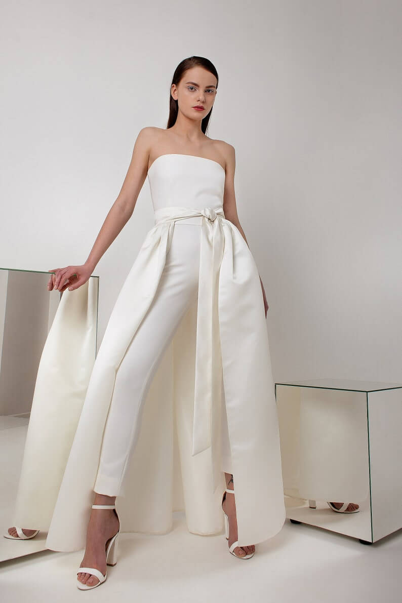 Off The Shoulder Wedding Jumpsuit For Women 1 Lesbian Wedding Suit - 30 Amazing Lesbian Wedding Suits To Look Stunning On Your Big Day Off The Shoulder Wedding Jumpsuit For Women 1 Lesbian Wedding Suit - 30 Amazing Lesbian Wedding Suits To Look Stunning On Your Big Day Gay Wedding Guide