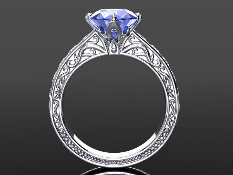 Powerful Tanzanite Gemstone 2 Lesbian Engagement Rings - 20 Most Incredible Lesbian Engagement Rings For Bounding Two Soul Mates Powerful Tanzanite Gemstone 2 Lesbian Engagement Rings - 20 Most Incredible Lesbian Engagement Rings For Bounding Two Soul Mates Gay Wedding Guide