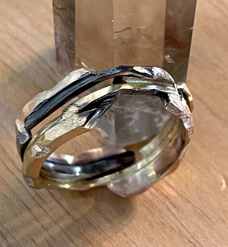 Rustic Looking Handmade Design 2 Gay Wedding Rings - 20 Jaw-Dropping Gay Wedding Rings For Your Perpetual Love &Amp; Happiness Rustic Looking Handmade Design 2 Gay Wedding Rings - 20 Jaw-Dropping Gay Wedding Rings For Your Perpetual Love &Amp; Happiness Gay Wedding Guide