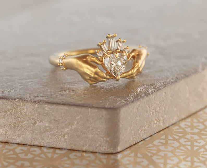 The Claddaghs Hidden Meaning 2 Lesbian Engagement Rings - 20 Most Incredible Lesbian Engagement Rings For Bounding Two Soul Mates The Claddaghs Hidden Meaning 2 Lesbian Engagement Rings - 20 Most Incredible Lesbian Engagement Rings For Bounding Two Soul Mates Gay Wedding Guide