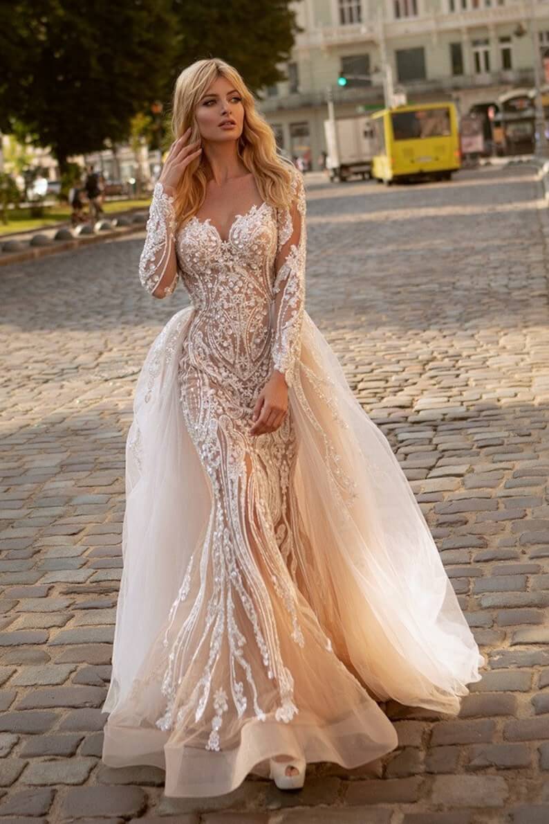 The Flying Satin Skirt Set 1 Lesbian Wedding Dress - 30 Chic Lesbian Wedding Dresses That Make Your Bridal Look Authentic The Flying Satin Skirt Set 1 Lesbian Wedding Dress - 30 Chic Lesbian Wedding Dresses That Make Your Bridal Look Authentic Gay Wedding Guide