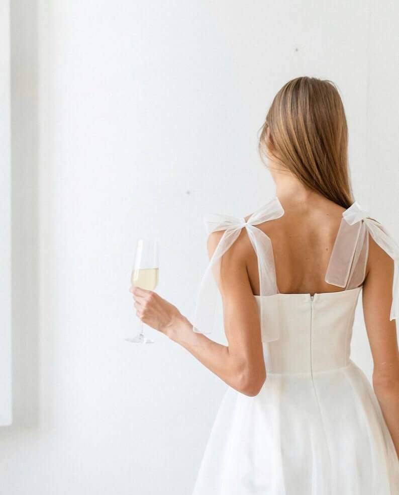 The One Of A Kind Midi Dress 2 Lesbian Wedding Dress - 30 Chic Lesbian Wedding Dresses That Make Your Bridal Look Authentic The One Of A Kind Midi Dress 2 Lesbian Wedding Dress - 30 Chic Lesbian Wedding Dresses That Make Your Bridal Look Authentic Gay Wedding Guide