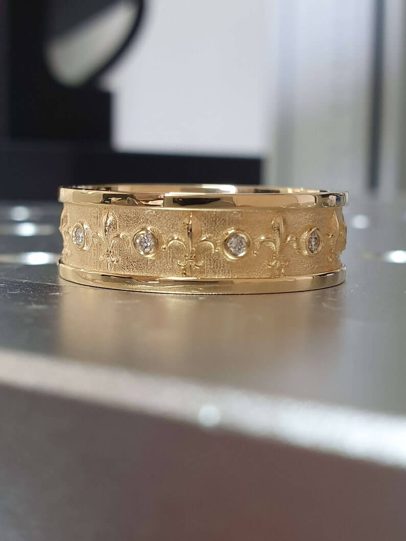 The Ultimate Fleur De Lis Wedding Band 2 Gay Wedding Rings - 20 Jaw-Dropping Gay Wedding Rings For Your Perpetual Love &Amp; Happiness The Ultimate Fleur De Lis Wedding Band 2 Gay Wedding Rings - 20 Jaw-Dropping Gay Wedding Rings For Your Perpetual Love &Amp; Happiness Gay Wedding Guide