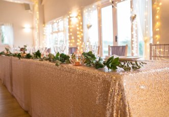 Glitzy Top Table