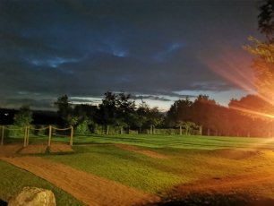Picturesque Sky At Night