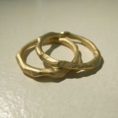 14Ct 14K Gold Molten Rings 230X230