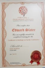 Wedding Course Certificate 152X230