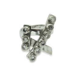 18Ct White Gold Statement Ring Cocktail Ring 230X230