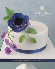 70Th Blue Floral 184X230